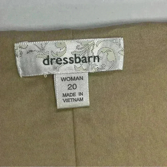 Vintage Cheetah / Leopard Animal Print Dressbarn Dress Size 20 Sleeveless - Picture 9 of 9